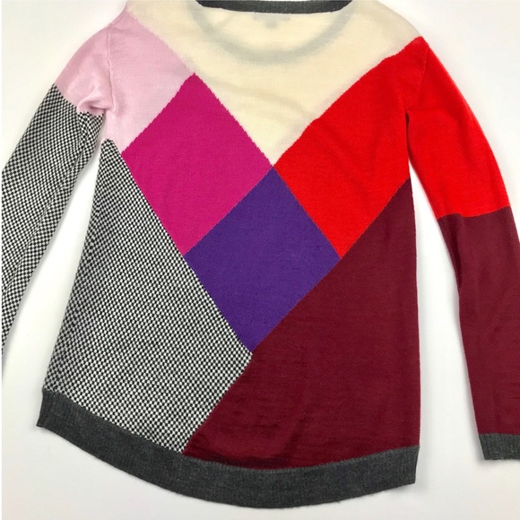 {Ella Moss} Long Sleeve Multicolored Sweater - Picture 5 of 6